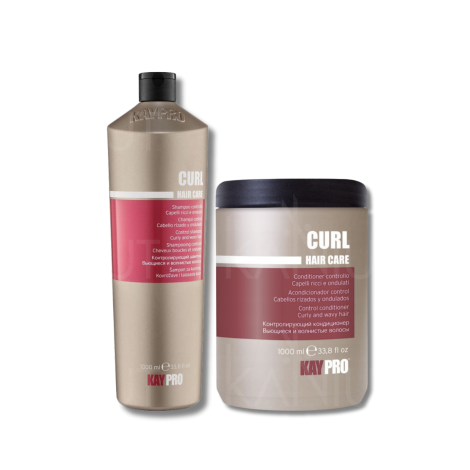 KAYPRO CURL zestaw loki | szampon 1000 ml + odżywka 1000 ml