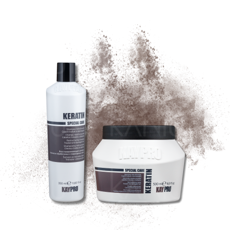 KAYPRO KERATIN zestaw | szampon 350 ml + maska 500 ml - 2