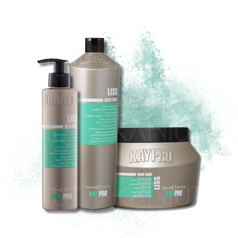 KAYPRO LISS zestaw | szampon 1000 ml + maska 500 ml + krem 200 ml - 2