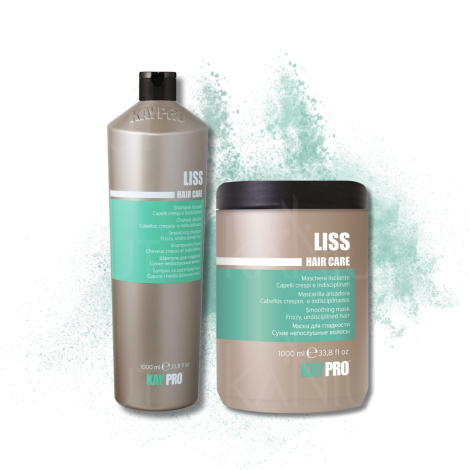 KAYPRO LISS zestaw | szampon 1000 ml + maska 1000 ml - 2