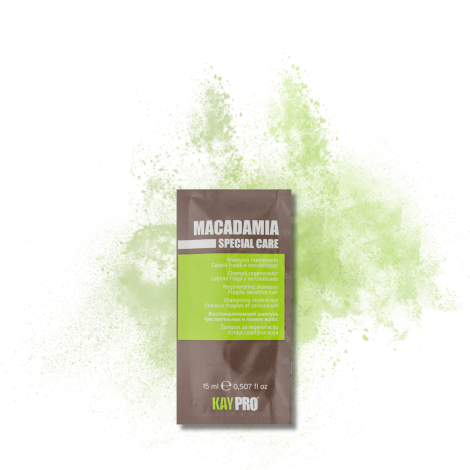 KAYPRO MACADAMIA szampon regenerujący do włosów cienkich 15 ml - 2