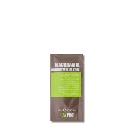 KAYPRO MACADAMIA szampon regenerujący do włosów cienkich 15 ml