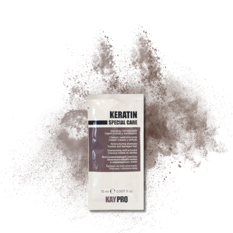 KAYPRO KERATIN szampon regenerujący do włosów z keratyną 15 ml - 2