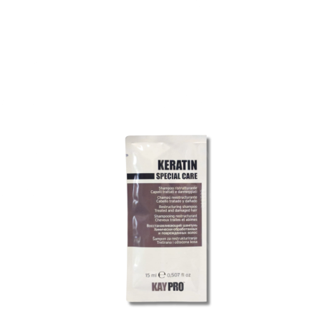 KAYPRO KERATIN szampon regenerujący do włosów z keratyną 15 ml
