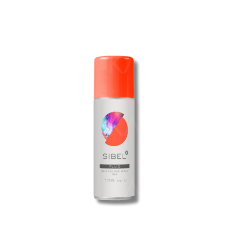SIBEL HAIR COLOUR SPRAY FLUO lakier fluorescencyjny 125 ml | Czerwony