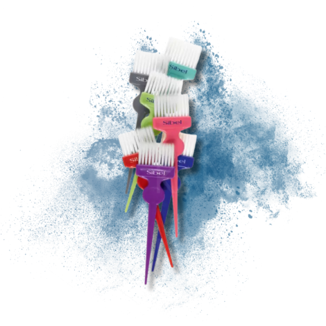 SIBEL MIX&MATCH zestaw pędzli do farbowania 7 kolorów - 2