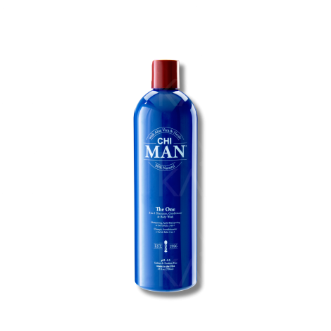 CHI MAN The One 3w1 szampon, odżywka i żel pod prysznic 739 ml