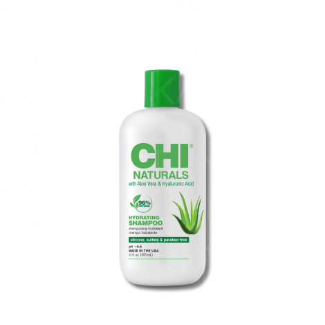 CHI NATURALS ALOE VERA Hydrating Shampoo szampon nawilżający 340 ml