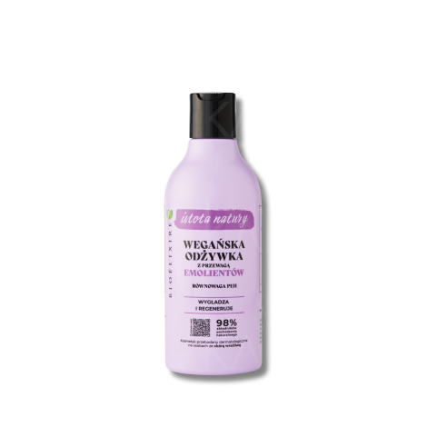 BIOELIXIRE ISTOTA NATURY Wegańska odżywka emolientowa do włosów 400 ml