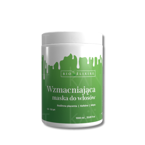 BIOELIXIRE Placenta wzmacniająca maska roślinna do włosów 1000 ml
