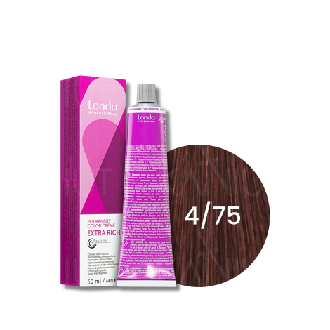 LONDA PROFESSIONAL EXTRA RICH trwała farba do włosów 60 ml | 4/75