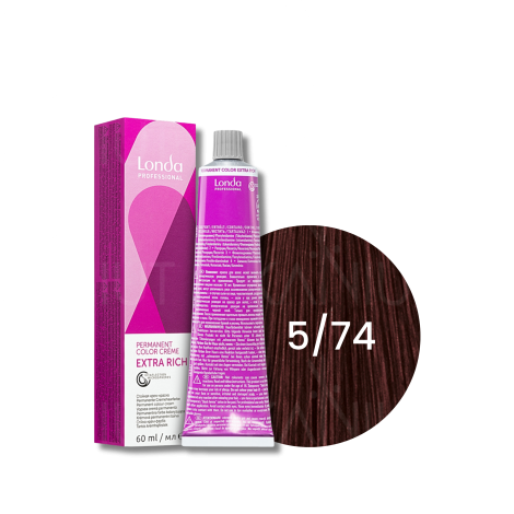 LONDA PROFESSIONAL EXTRA RICH trwała farba do włosów 60 ml | 5/74