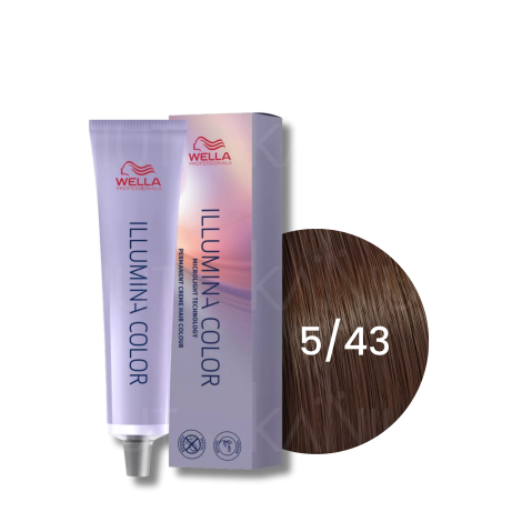 WELLA ILLUMINA COLOR rozświetlająca trwała farba do włosów 60 ml | 5/43