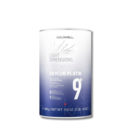 GOLDWELL LIGHT DIMENSIONS Oxycur Platin 9+ rozjaśniacz bezpyłowy 500 ml