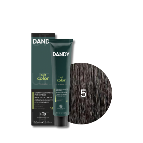 DANDY HAIR COLOR FOR MEN krem koloryzujący odsiwiacz 60 ml | Cover 5