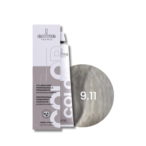 ENVIE HAIR COLOR profesjonalna trwała farba do włosów 100 ml | 9.11