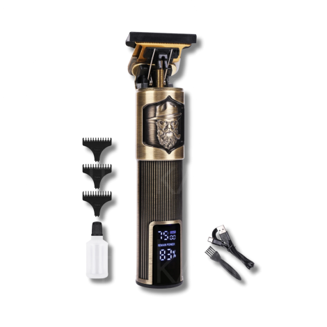 PONIKS trymer maszynka do strzyżenia włosów i brody z ekranem LCD - 2