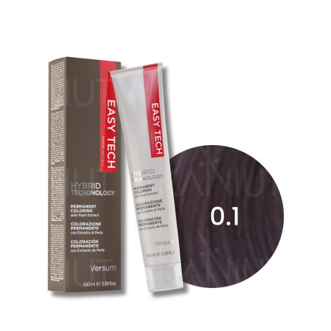 VERSUM EASY TECH profesjonalna trwała farba do włosów 100 ml | 0.1
