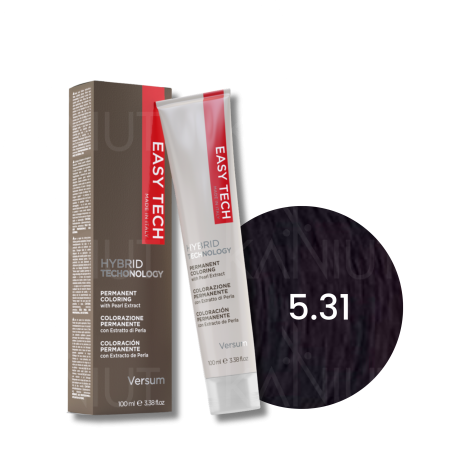 VERSUM EASY TECH profesjonalna trwała farba do włosów 100 ml | 5.31
