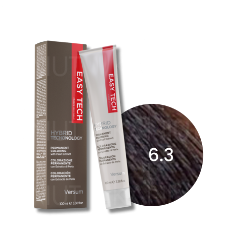 VERSUM EASY TECH profesjonalna trwała farba do włosów 100 ml | 6.3