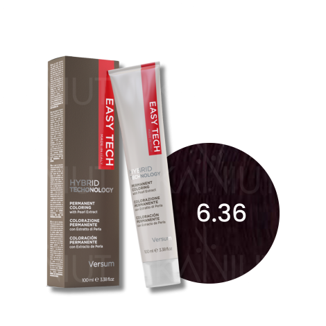 VERSUM EASY TECH profesjonalna trwała farba do włosów 100 ml | 6.36