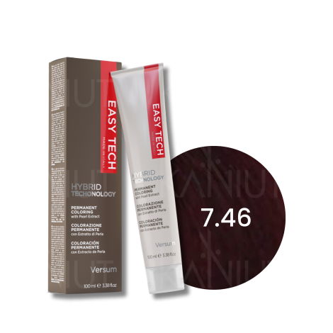 VERSUM EASY TECH profesjonalna trwała farba do włosów 100 ml | 7.46
