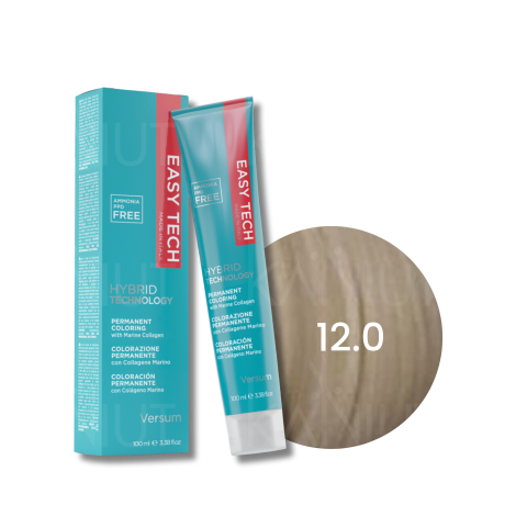 VERSUM EASY TECH trwała farba do włosów bez amoniaku 100 ml | 12.0