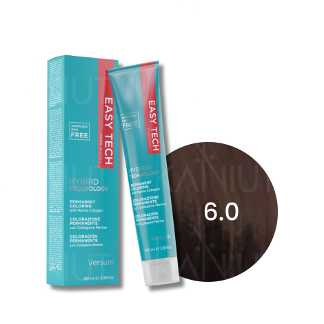 VERSUM EASY TECH trwała farba do włosów bez amoniaku 100 ml | 6.0