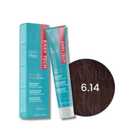 VERSUM EASY TECH trwała farba do włosów bez amoniaku 100 ml | 6.14