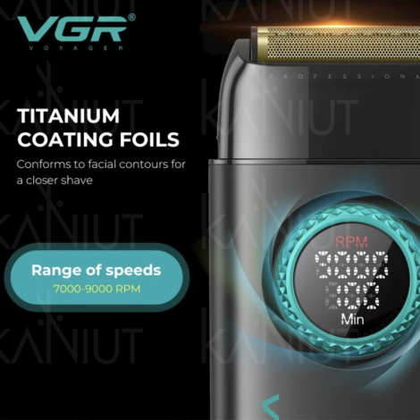 VGR PRO 4IN1 zestaw w walizce | maszynka + trymer + golarka + suszarka - 6
