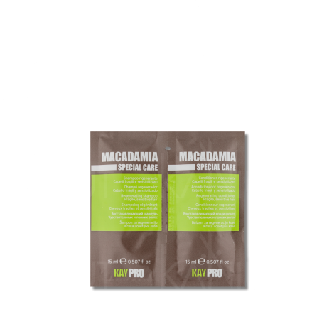 KAYPRO MACADAMIA zestaw | szampon 15 ml + odżywka 15 ml