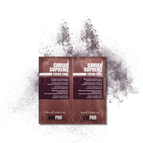 KAYPRO CAVIAR SUPREME zestaw rewitalizujący | szampon 15 ml + maska 15 ml - 2