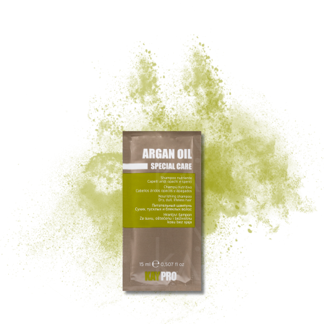 KAYPRO ARGAN OIL szampon odżywczy do włosów z olejkiem arganowym 15 ml - 2
