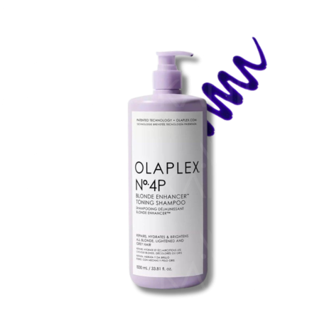 OLAPLEX No.4P Blonde Enhancer Toning szampon tonujący włosy blond 1000 ml - 2