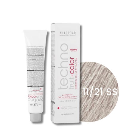 ALTER EGO TECHNOFRUIT trwała farba do włosów z keratyną 100 ml | 11/21