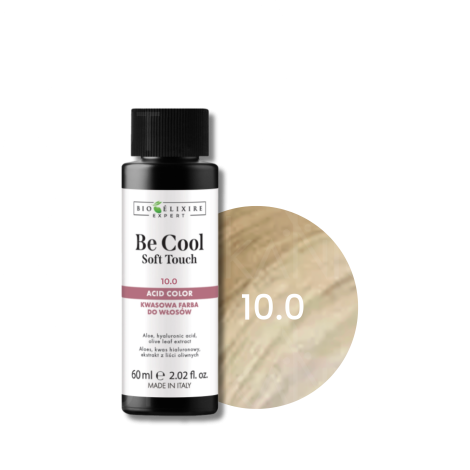 BIOELIXIRE EXPERT BE COOL Soft Touch kwasowa farba do włosów 60 ml | 10.0