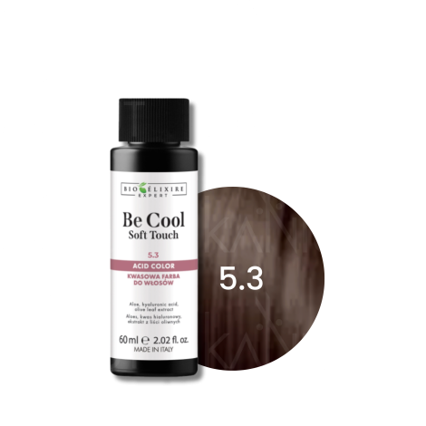 BIOELIXIRE EXPERT BE COOL Soft Touch kwasowa farba do włosów 60 ml | 5.3