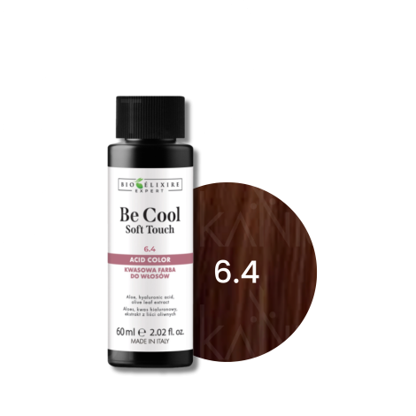 BIOELIXIRE EXPERT BE COOL Soft Touch kwasowa farba do włosów 60 ml | 6.4