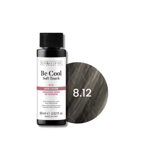 BIOELIXIRE EXPERT BE COOL Soft Touch kwasowa farba do włosów 60 ml | 8.12