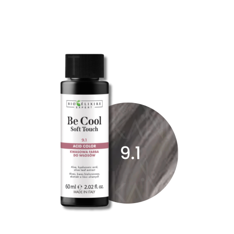 BIOELIXIRE EXPERT BE COOL Soft Touch kwasowa farba do włosów 60 ml | 9.1