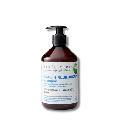 BIOELIXIRE ESSENTIAL Kwas Hialuronowy szampon nawilżający do włosów 500 ml