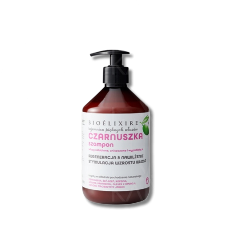 BIOELIXIRE ESSENTIAL Czarnuszka szampon regenerujący do włosów 500 ml
