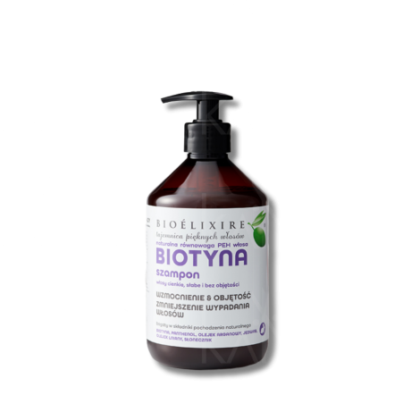 BIOELIXIRE ESSENTIAL Biotyna szampon wzmacniający do włosów 500 ml