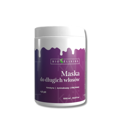 BIOELIXIRE Keratin odbudowująca maska keratynowa do długich włosów 1000 ml