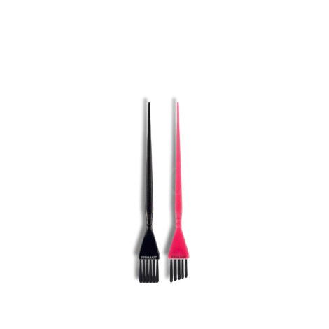 FRAMAR Baleyage Brush Set zestaw pędzli do balejażu 2 szt. czarny i różowy
