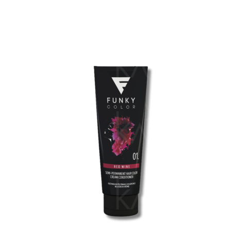 FUNKY COLOR toner odżywka koloryzująca w kremie 100 ml | 01 Red Wine