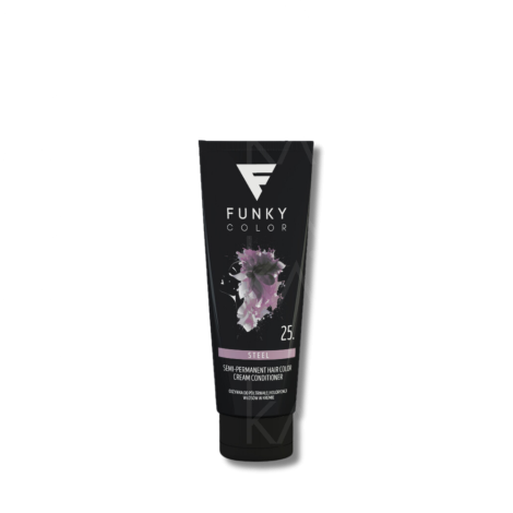 FUNKY COLOR toner odżywka koloryzująca w kremie 100 ml | 25 Steel