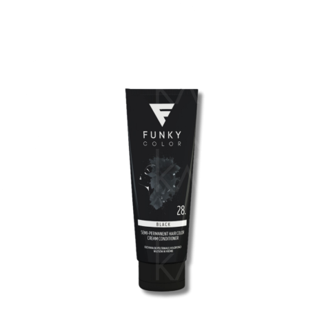 FUNKY COLOR toner odżywka koloryzująca w kremie 100 ml | 28 Black