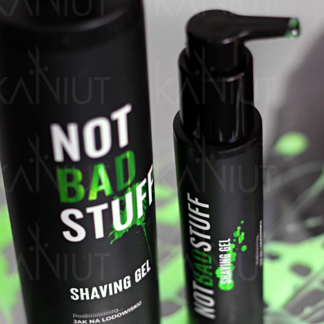NOT BAD STUFF BARBER Shaving Gel żel do golenia o zapachu kolońskim 500 ml - 4