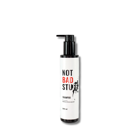 NOT BAD STUFF REGULAR łagodny szampon do włosów z węglem aktywnym 200 ml